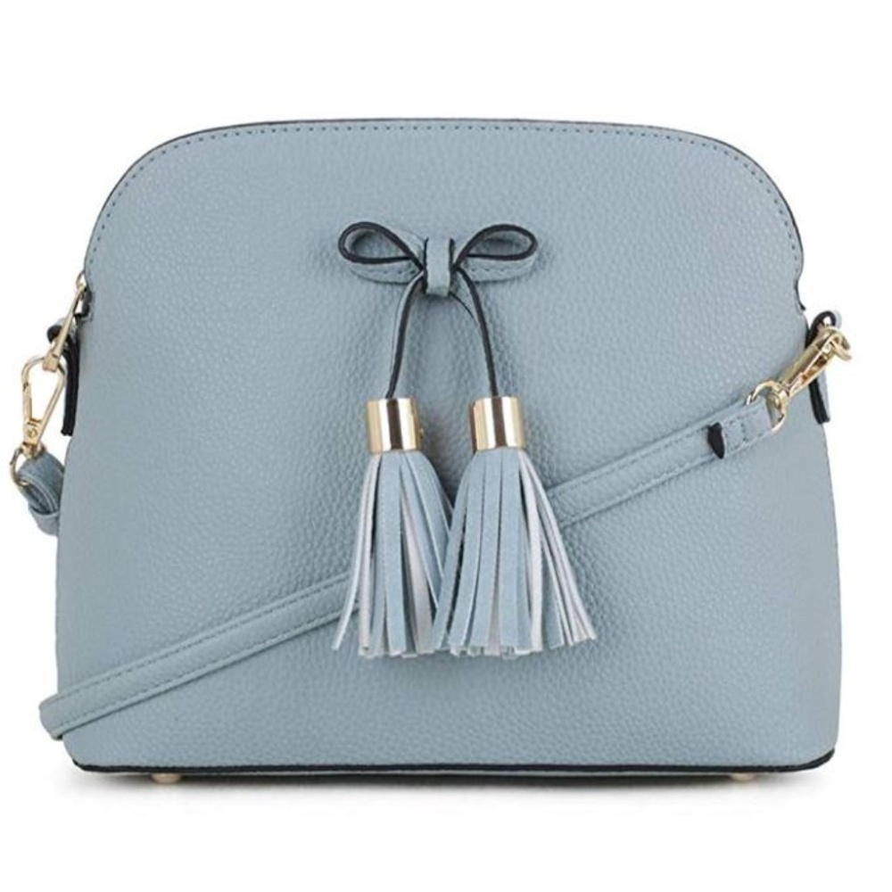 Tassel Bow Light Crossbody Bag
